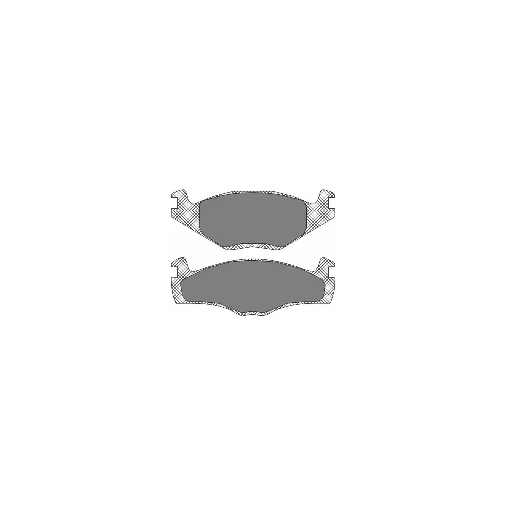 Колодки тормозные SCT SP115