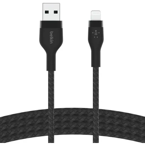 Кабель Belkin CAA010bt1MBK, Lightning (m) - USB (m), 1м, черный