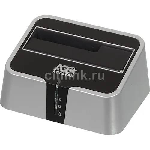Док-станция для HDD AgeStar 3UBT2, серебристый