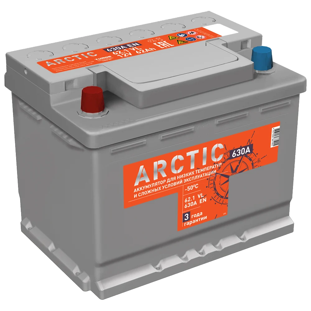 Аккумулятор TITAN ARCTIC 62.1 VL 4607008881905