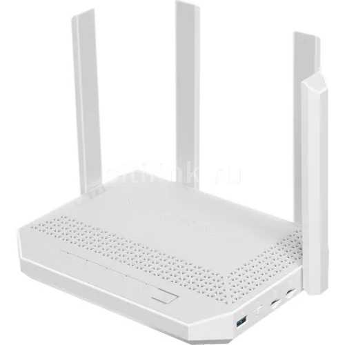 Wi-Fi роутер KEENETIC Netcraze Hopper 4G+, Wi-Fi 6, AX3000, 2.4/5ГГц, 5 WAN/LAN, 3G/4G/4G+, белый [nc-2312]