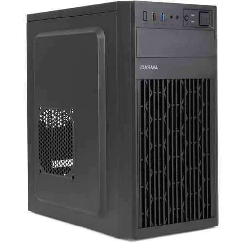 Корпус mATX Digma DCC-MN302, Mini-Tower, без БП, черный