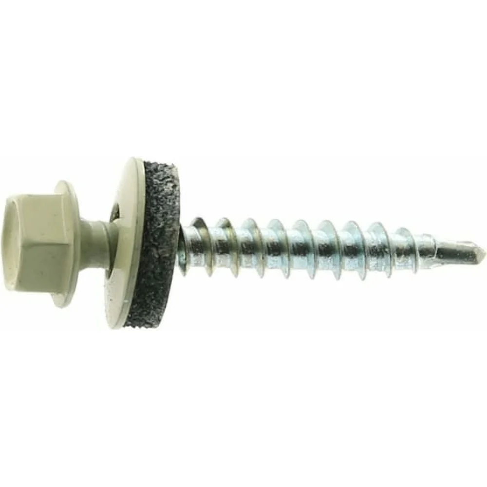 Кровельный оцинкованный саморез STARFIX 4,8x29 мм PT1 RAL 1014 5000 штук SM-62027-5000
