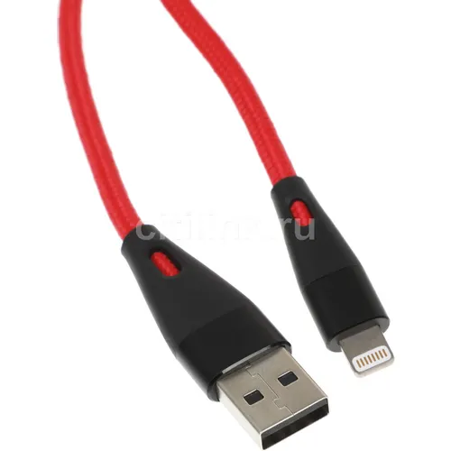Кабель ZMI AL806, Lightning (m) - USB (m), 1м, MFI, красный [al806 red]