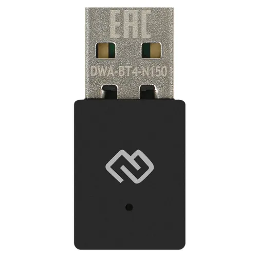 Wi-Fi + Bluetooth адаптер Digma DWA-BT4-N150 USB 2.0