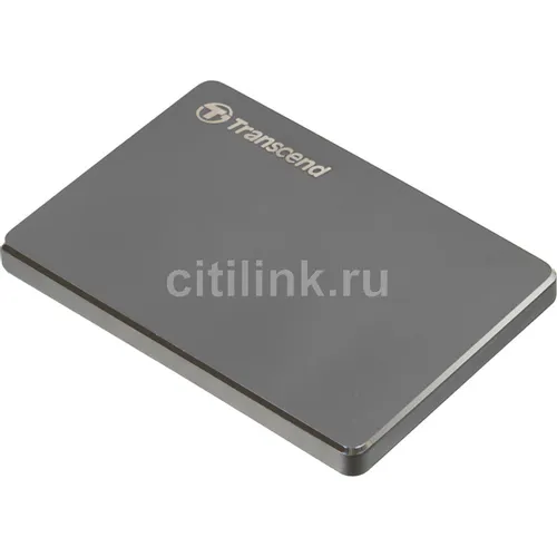 2ТБ Внешний диск HDD Transcend StoreJet 25С3 TS2TSJ25C3N, USB 3.0, серый