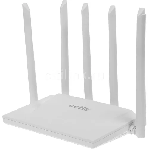 Wi-Fi роутер Netis NC63, Wi-Fi 5, AC1200, 2.4/5ГГц, 3 LAN, белый