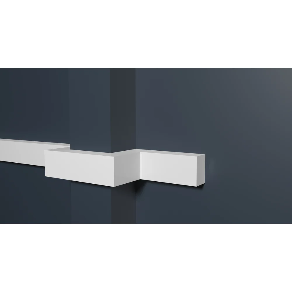 Ударопрочный влагостойкий стеновой молдинг под покраску Decor-Dizayn DD611
