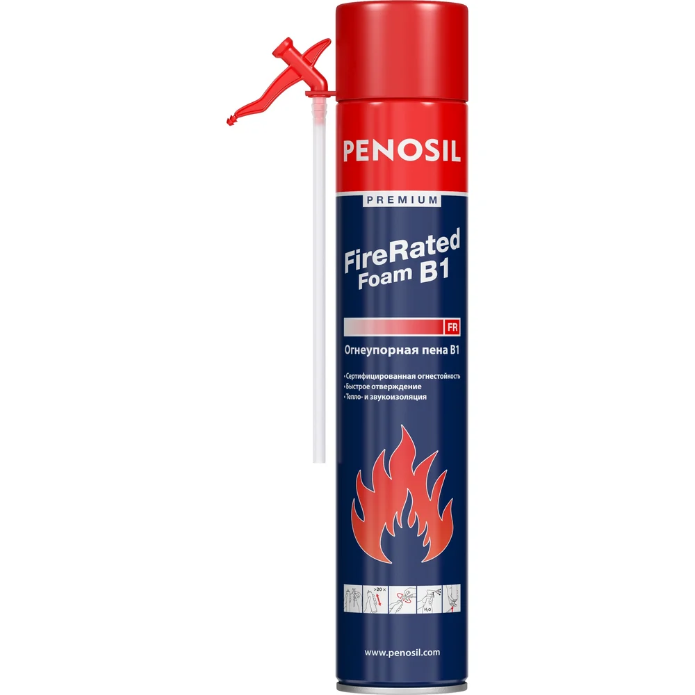 Огнеупорная монтажная пена Penosil Premium Fire Rated Foam B1 A3038