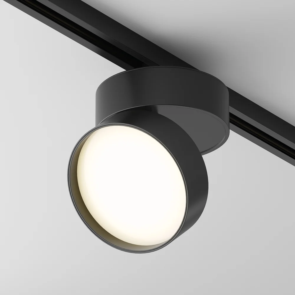 Трековый светильник MAYTONI ONDA LED 18W Алюминий Черный TR007-1-18W3K-B-1
