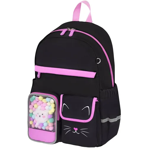 Рюкзак BRAUBERG Pastel 273128 Black kitty