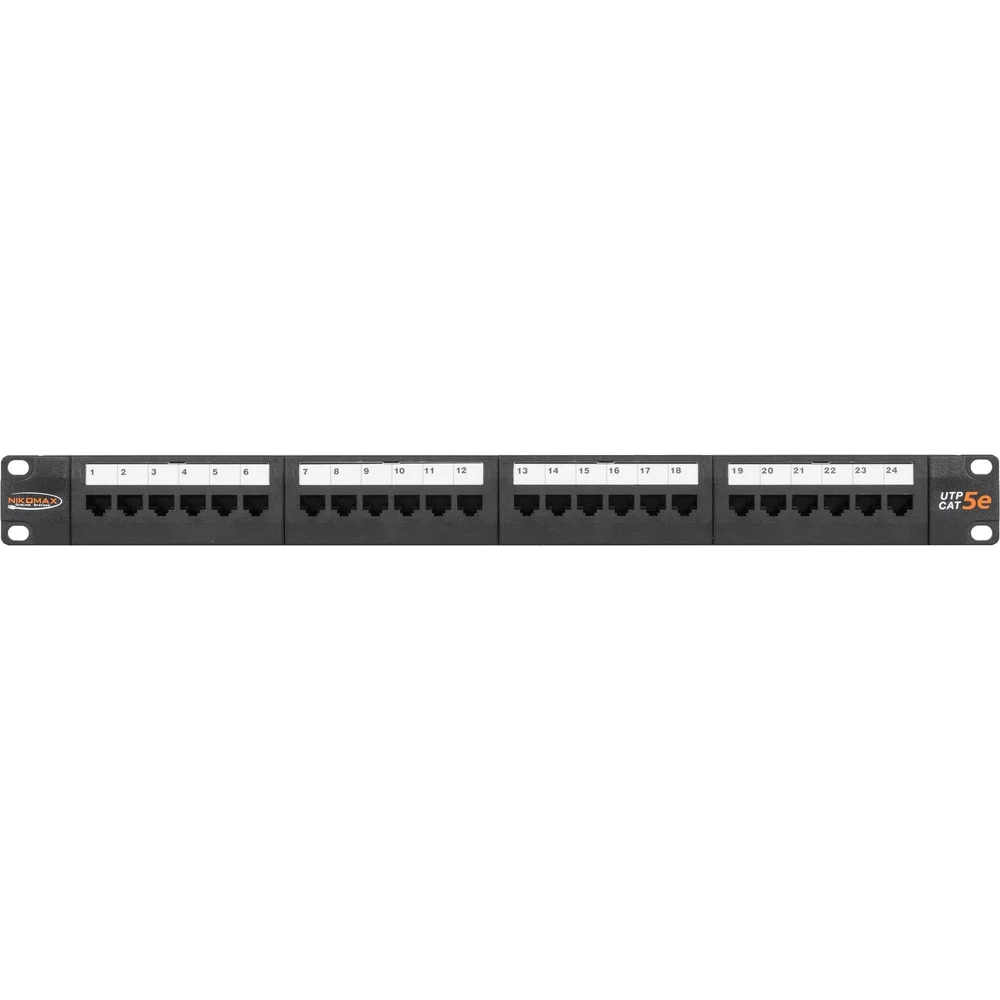 Панель NIKOMAX NMC-RP24UA2-1U-BK