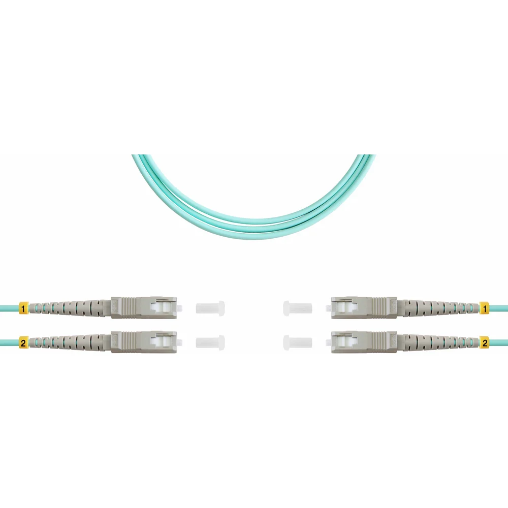 Дуплексный оптический патч-корд TopLan DPC-TOP-OM3-SC/P-SC/P-1.5