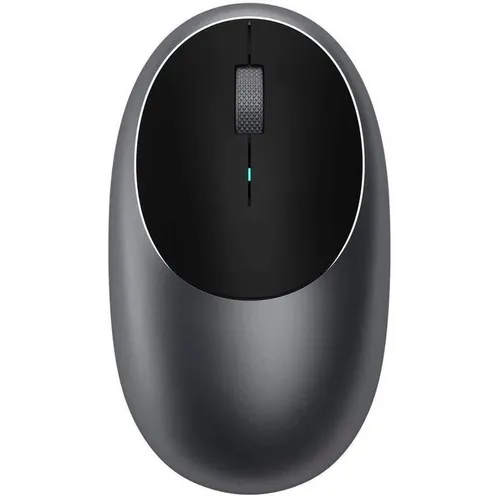 Мышь беспроводная SATECHI M1, Bluetooth, оптическая, USB-C, 1200dpi, серый и черный [st-abtcmm]
