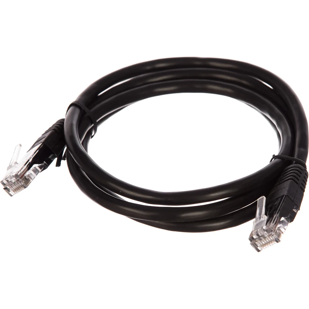 Литой многожильный патч-корд Cablexpert UTP PP6U-1M/BK