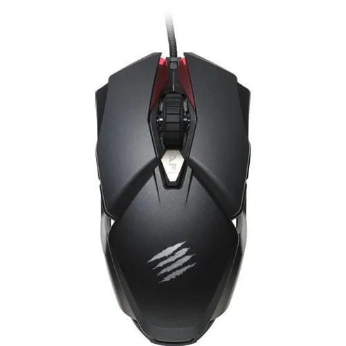 Мышь проводная MAD CATZ B.A.T. 6+ BL, игровая, оптическая, USB, 16000dpi, черный [mb05dcinbl000-0]
