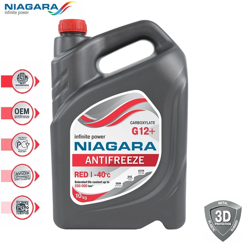 Антифриз NIAGARA G12+ 1001001012