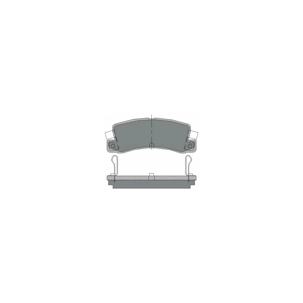 Колодки тормозные SCT SP106