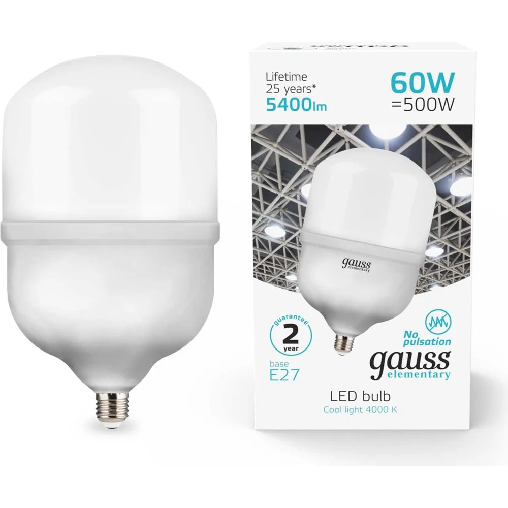 Лампа Gauss Elementary LED 63226