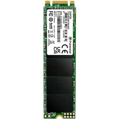 SSD накопитель Transcend 820S 240ГБ, M.2 2280, SATA III, M.2 [ts240gmts820s]