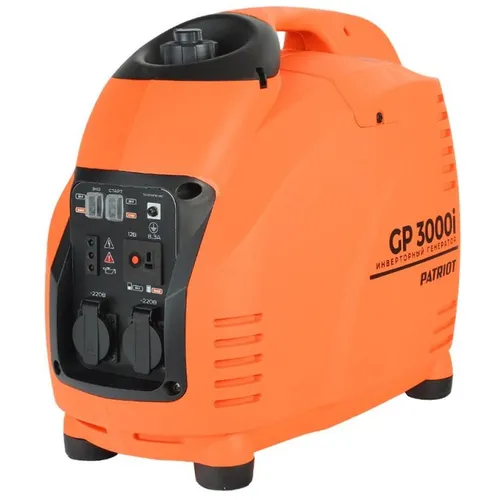 Бензиновый генератор Patriot 3000il, 220 В, 3.5кВт [474101046]