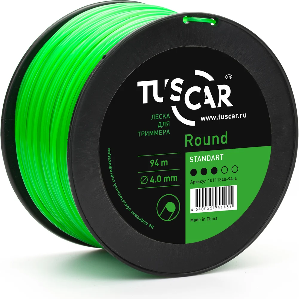 Леска для триммера TUSCAR Round Standart 10111340-94-4
