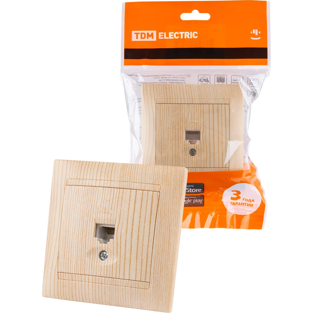 Компьютерная розетка TDM ELECTRIC Лама SQ1815-0316