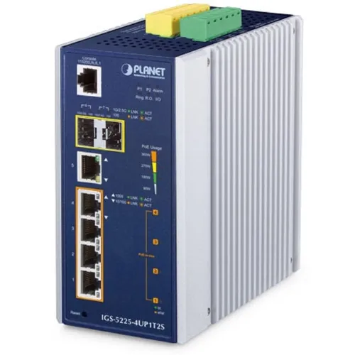 Коммутатор PLANET IGS-5225-4UP1T2S, управляемый