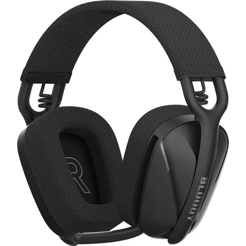 Гарнитура игровая A4TECH Bloody GR285, для компьютера и игровых консолей, мониторные, Bluetooth/радио/3,5 мм, черный