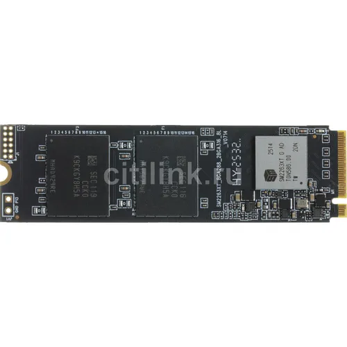 SSD накопитель Digma Mega S3 DGSM3256GS33T 256ГБ, M.2 2280, PCIe 3.0 x4, NVMe, M.2, rtl