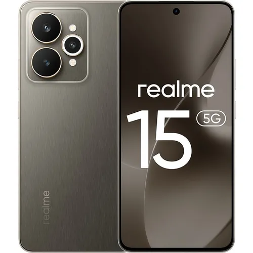6.77" Смартфон REALME 15 12/256Gb, RMX5106, NFC, AMOLED, 144Гц, 7000мAч, черный