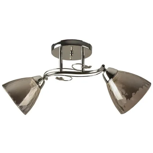 Люстра HIPER H195-2, 2 х 60 Вт, хром