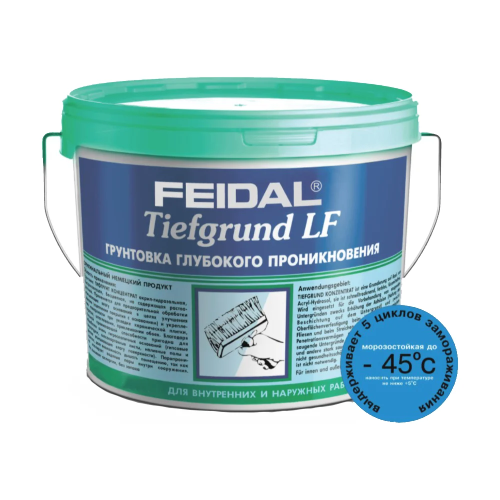 Проникающая грунтовка Feidal Tiefgrund LF 10005