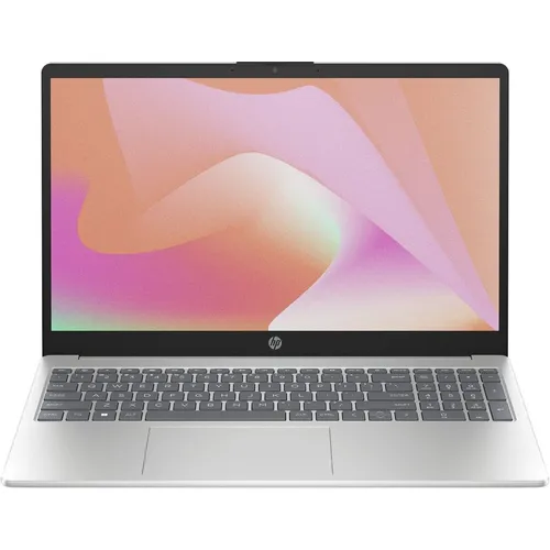 Ноутбук HP 15-fd0127dx, 15.6", IPS, Intel Core 7 150U 1.8ГГц, 10-ядерный, 16ГБ DDR5, 512ГБ SSD, Intel Graphics, Windows 11 Home, серебристый [b4hn8ua]