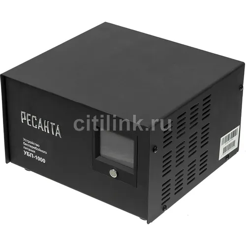 Стабилизатор напряжения Ресанта УБП-1000, 0.8кВт черный [61/49/4]