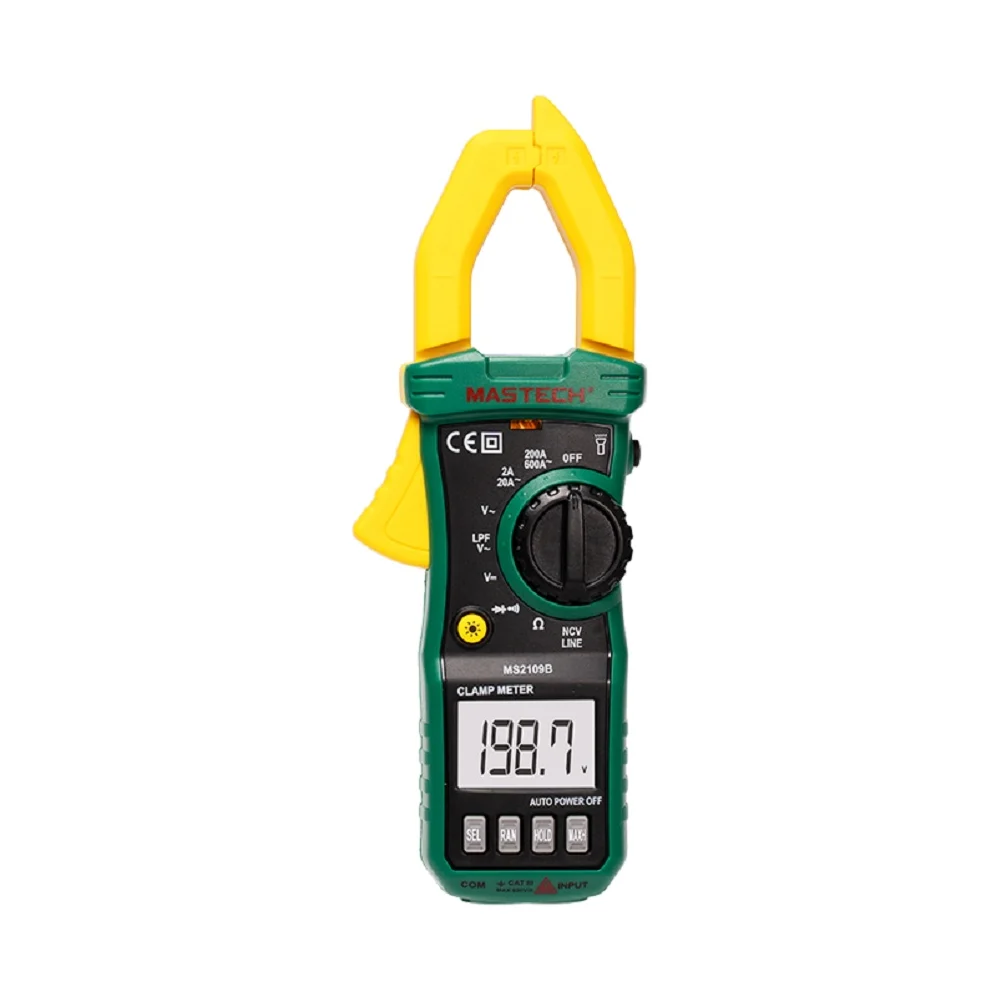 Токоизмерительные цифровые клещи Mastech MS2109B 00-00013508