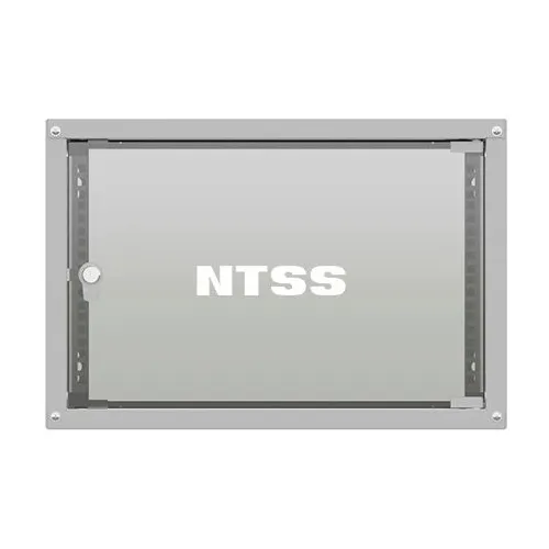 Шкаф коммутационный NTSS Lime NTSS-WL6U5560GS настенный, стеклянная передняя дверь, 6U, 550x370x600 мм