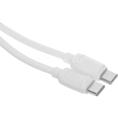 Кабель Hoco X115, USB Type-C (m) - USB Type-C (m), 1м, 3A, белый [52001]
