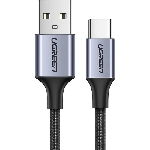 Кабель UGREEN US288, USB Type-C (m) - USB (m), 1м, 3A, черный [60126]