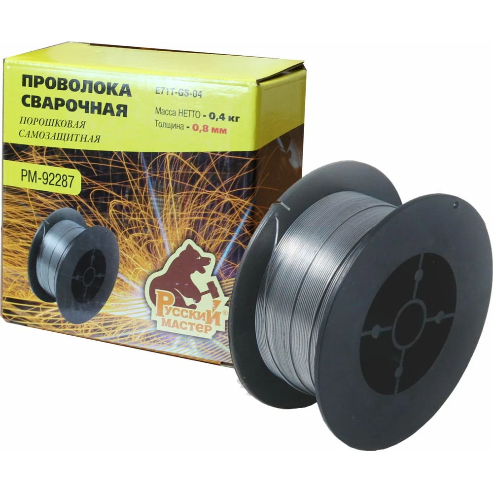 Порошковая проволока сварочная Русский Мастер E71T-GS-04 РМ-92287