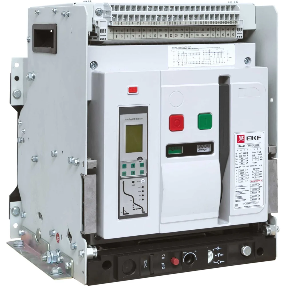 Автоматический выключатель EKF ВА-45 mccb45-2000-1250v-v2
