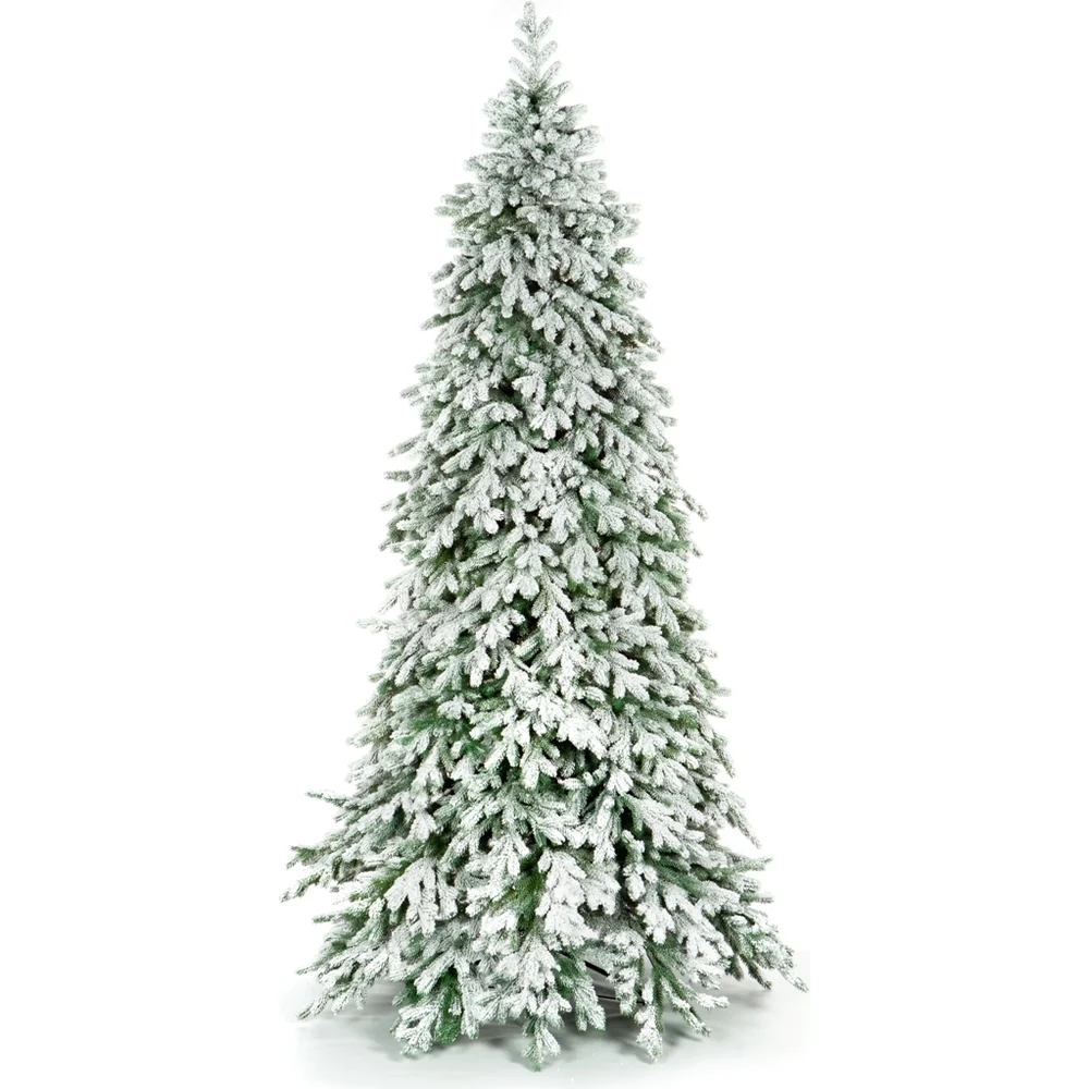 Ель CRYSTAL TREES ЭМИЛИ зеленая в снегу KP4615s