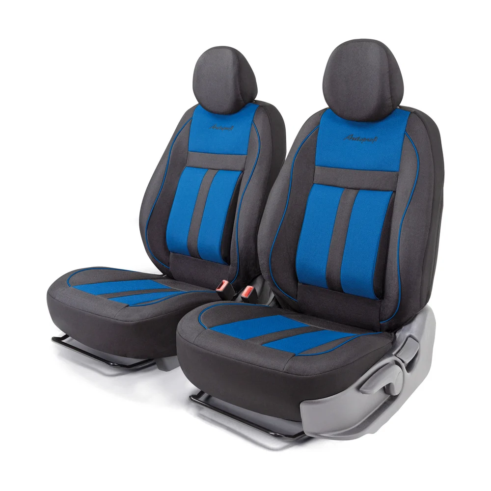 Получехлы на передние сиденья AUTOPROFI CUS-0405 BK/BL