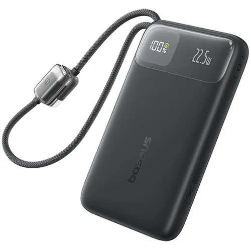 Внешний аккумулятор (Power Bank) BASEUS EnerFill FC11, 10000мAч, черный [e0027r04]