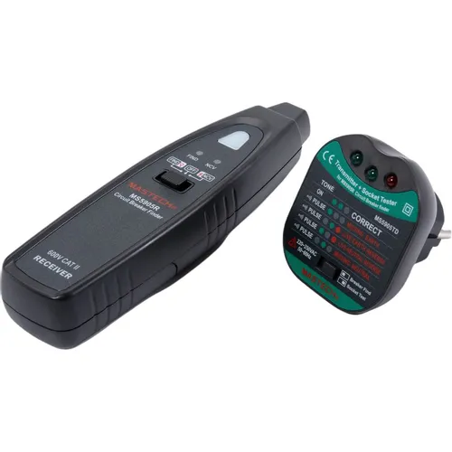 Тестер розеток MASTECH MS5905RTD черный [13-1265]