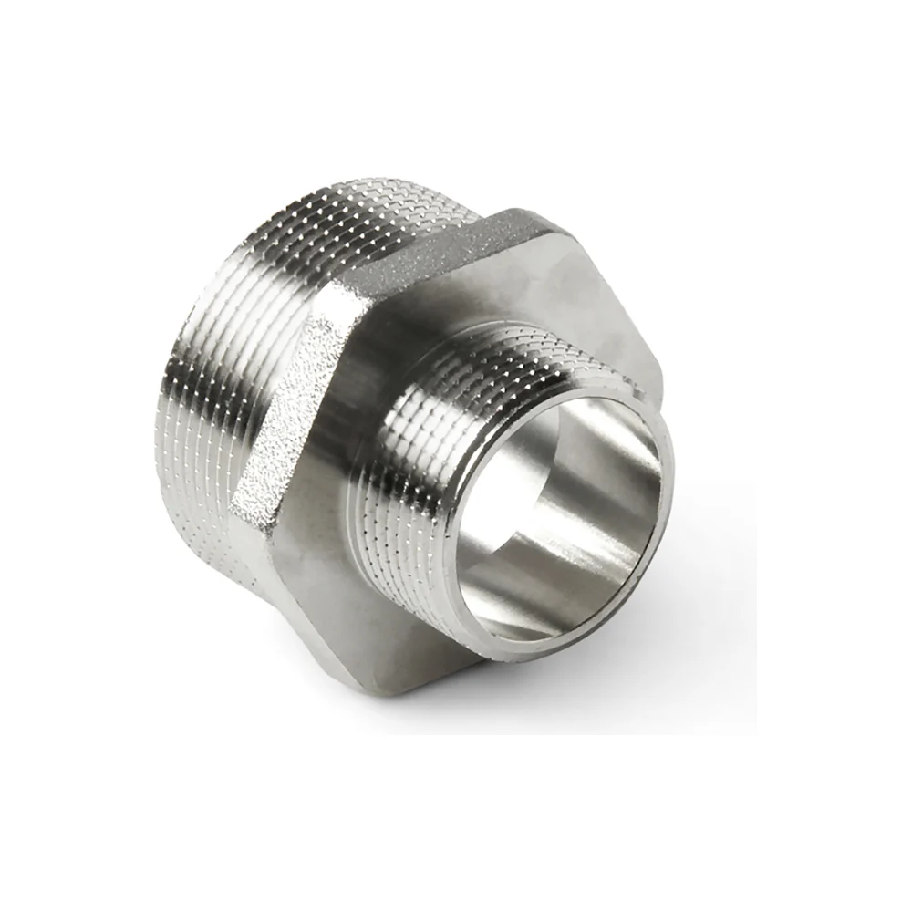 Латунный резьбовой переходной ниппель PRO AQUA 06-M15-M10x