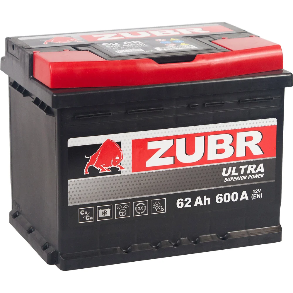 Низкий аккумулятор ZUBR Ultra ZU620