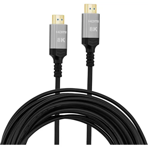 Кабель аудио-видео Digma HDMI 2.1 AOC, HDMI (m) - HDMI (m), ver 2.1, 70м, GOLD, черный [hdmi-aoc2.1-70]