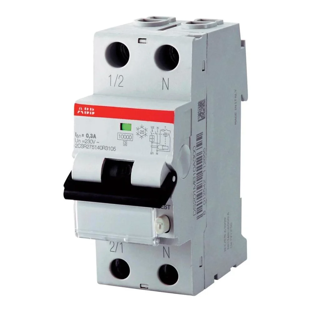 Автоматический выключатель дифференциального тока ABB DS201 2CSR255180R1254
