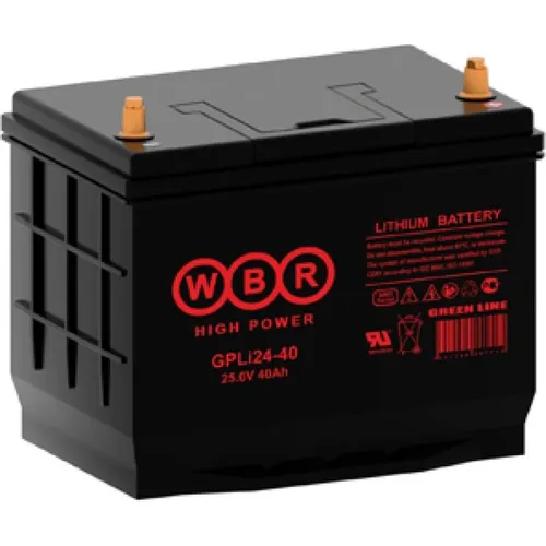Аккумуляторная батарея WBR GPLi24-40 для ИБП, 25.6В, 40Ач [gpli24-40 wbr]